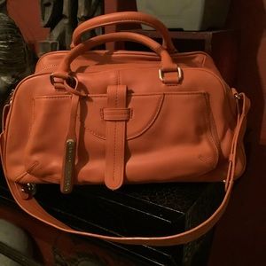 Antonio Melani Med sized Orange handbag/shoulder bag.